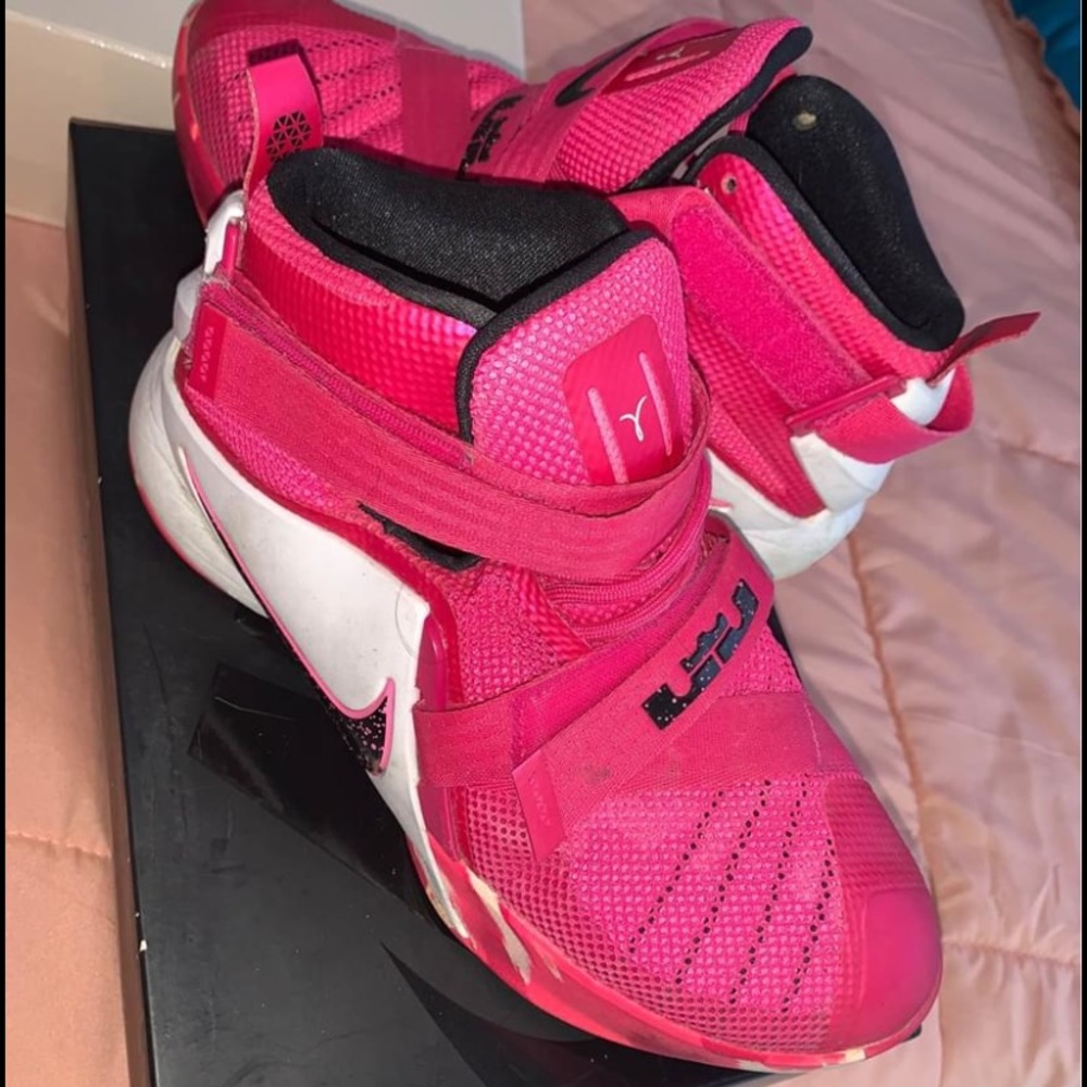 Pink Lebron's Represents Breast Cancer